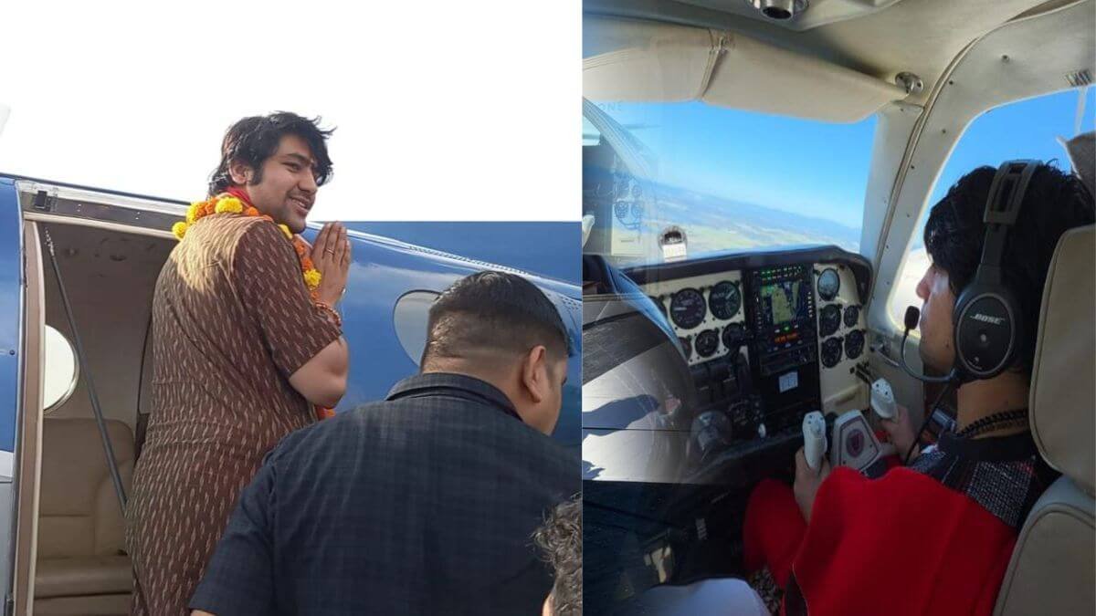 सरकारी विमान पर बाबा बागेश्वर का सफर बना सियासी तूफान, कांग्रेस ने उठाए तीखे सवाल