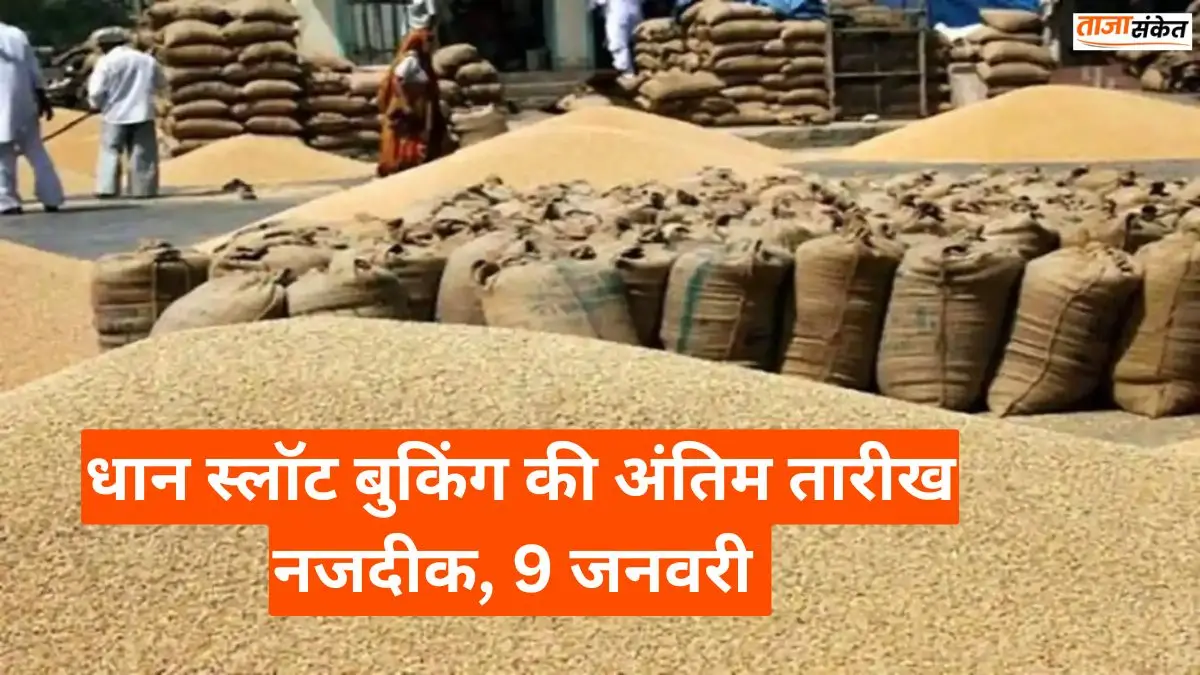 Balaghat News: धान स्लॉट बुकिंग की अंतिम तारीख नजदीक, 9 जनवरी तक करें प्रक्रिया पूरी