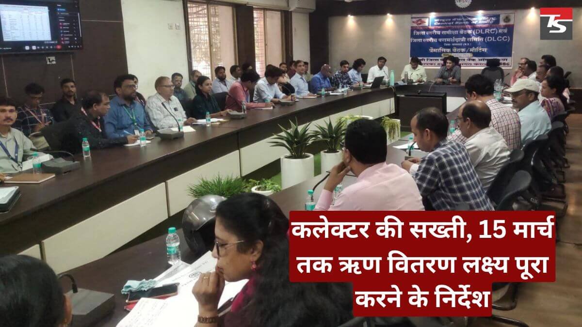 कलेक्टर की सख्ती, 15 मार्च तक ऋण वितरण लक्ष्य पूरा करने के निर्देश