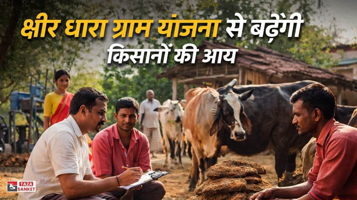30 क्षीर धारा ग्राम योजना से बढ़ेगी किसानों की आय